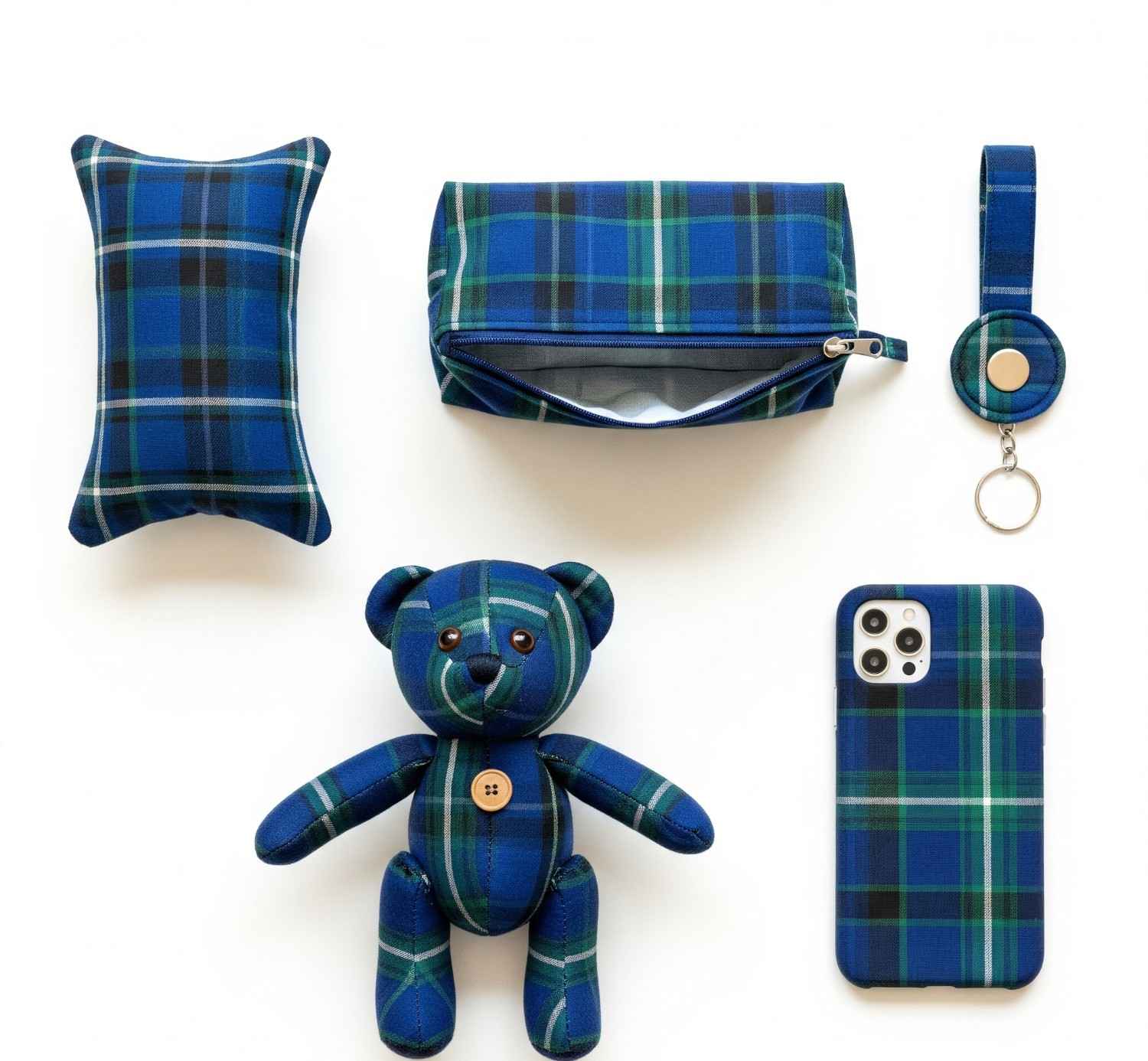 A collection of keepsakes made from upcycled shirts